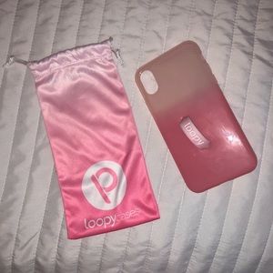 iPhone X ombré loopy case